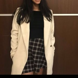 SOLD White Trench Jacket from F21 Contemporary